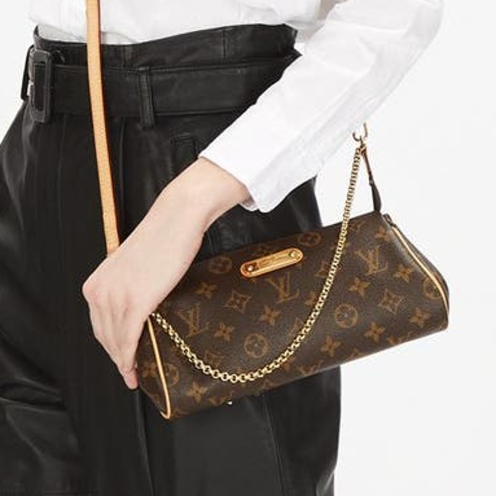 💎✨Authentic✨💎Louis Vuitton Monogram Eva 2Way Pouch Shoulder Bag